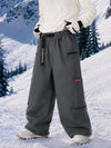 Pantalon de snowboard cargo ample et extensible pour homme, style freestyle, en tissu Techline utilitaire et résistant.