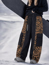 Pantalon de snowboard extra ample à blocs de couleurs réfléchissants Wild Motion pour femme