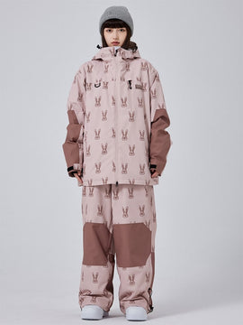 Combinaison de ski ample Snow Rabbit Freeride pour femme