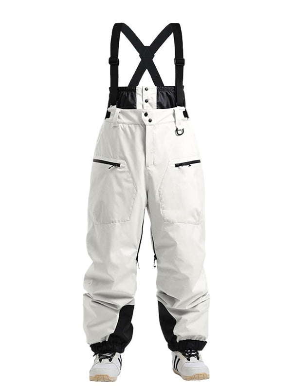 Salopette de ski cargo multifonctionnelle Gsou Snow pour femme, résistante et durable.