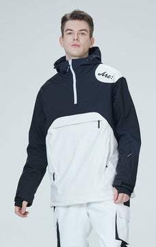 Anorak de neige Arctic Queen Mountain Star Color Block pour homme