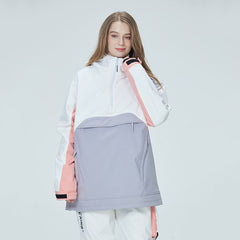 Anorak de neige Arctic Queen Mountain Star Color Block pour femme
