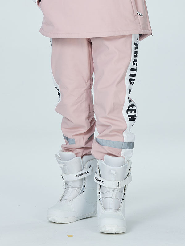 Pantalon de neige Arctic Queen Winter Guide pour femmes avec bandes réfléchissantes
