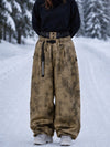 Pantalon de snowboard ample OG à coupe large et finitions rivetées, inspiré des vêtements de travail urbains pour femmes
