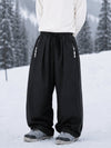 Pantalon de snowboard freestyle Hyper Flux Extra Baggy pour homme avec fermeture éclair latérale et empiècement graffiti