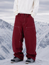 Pantalon de snowboard UrbanCraft Freeride Utility Baggy pour homme avec empiècements renforcés