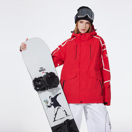 Veste de ski SpeedPanda Mountain unisexe SnowElite Adventure pour femme