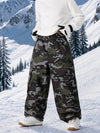 Pantalon de snowboard ample Park Rider Nightline pour homme, poches cargo et liserés réfléchissants