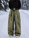 Pantalon de snowboard ample OG à coupe large et finitions rivetées, inspiré des vêtements de travail urbains pour femmes