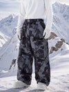 Pantalon de ski ample Nightline Park pour homme avec courbes réfléchissantes