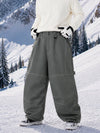 Pantalon de snowboard ample UrbanCraft pour homme, conçu pour une mobilité accrue des genoux.