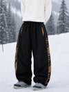 Pantalon de snowboard freestyle Hyper Flux Extra Baggy pour homme avec fermeture éclair latérale et empiècement graffiti