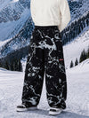 Pantalon de snowboard cargo ample et extensible pour homme, style freestyle, en tissu Techline utilitaire et résistant.