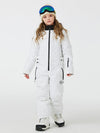 Combinaisons de ski imperméables une pièce unisexes pour enfants, style explorateur de montagne
