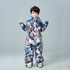 Combinaisons de ski une pièce pour garçons, nouveau style tendance, combinaisons d'hiver, combinaisons de neige