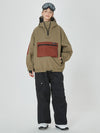 Veste bomber ample d'hiver pour femme et pantalon cargo de snowboard stylé