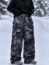 Pantalon de snowboard ample Park Rider Nightline pour femme, poches cargo et détails réfléchissants