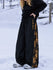 Pantalon de snowboard freestyle Hyper Flux extra ample pour femme avec fermeture éclair latérale et empiècement graffiti