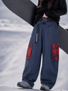 Pantalon de snowboard cargo freestyle ample Park Rider Hyper Flux Urban Graffiti pour femme