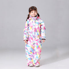Combinaisons de ski une pièce pour filles, style hivernal, combinaisons de neige