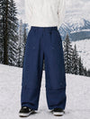 Pantalon de snowboard cargo utilitaire UrbanCraft pour homme, à double genouillère et empiècements renforcés par rivets