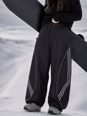 Pantalon de snowboard ample et réfléchissant Nightline Park Rider pour femme