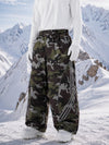 Pantalon de ski ample Nightline Park pour homme avec courbes réfléchissantes