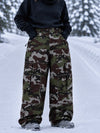 Pantalon de snowboard ample Park Rider Nightline pour femme, poches cargo et détails réfléchissants