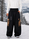 Pantalon de ski cargo freestyle ample Park Rider Hyper Flux Urban Graffiti pour homme