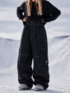 Pantalon de snowboard cargo ample à coutures épaisses pour femme, style utilitaire Wild Soul Crew