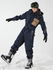 Combinaison de ski une pièce en denim à empiècements Vector Nebula pour homme