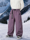 Pantalon de snowboard cargo ample et extensible pour homme, style freestyle, en tissu Techline utilitaire et résistant.