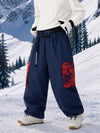 Pantalon de ski cargo freestyle ample Park Rider Hyper Flux Urban Graffiti pour homme
