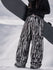 Pantalon de snowboard ample Park Rider Nightline pour femme, poches cargo et détails réfléchissants