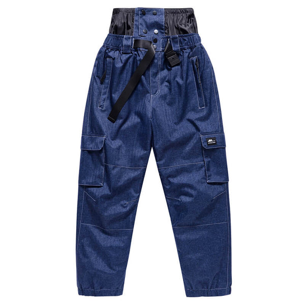 Pantalon de ski en denim isolé SnowGuard pour homme