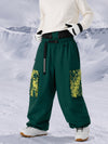 Pantalon de ski cargo freestyle ample Park Rider Hyper Flux Urban Graffiti pour homme