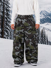 Pantalon de snowboard ample Park Rider Nightline pour homme, poches cargo et liserés réfléchissants