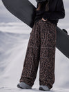 Pantalon de snowboard ample Park Rider Nightline pour femme, poches cargo et détails réfléchissants