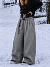 Pantalon de snowboard ample OG à coupe large et finitions rivetées, inspiré des vêtements de travail urbains pour femmes