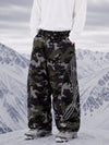 Pantalon de ski ample Nightline Park pour homme avec courbes réfléchissantes