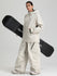 Combinaisons de ski amples Gsou Snow pour femmes, style montagne durable