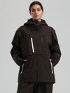 Veste de ski cargo fonctionnelle et résistante Gsou Snow pour femme, idéale pour la montagne.