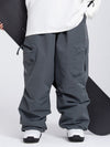 Pantalon de ski ample pour homme, style expédition en montagne, avec poches cargo latérales