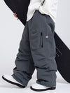 Pantalon de ski ample pour femme, style expédition en montagne, avec poches cargo latérales