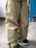 Pantalon de ski ample John Snow pour homme, style urbain et swag