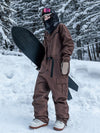 Combinaison de ski cargo ample Nandn Mountain pour femme