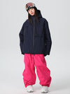 Combinaison de ski Searipe unisexe durable Mountain Pro tout-terrain ample pour femmes