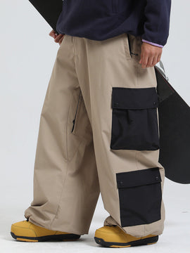 Gsou Snow Powder Chaser - Pantalon de snowboard ample et oversize pour homme