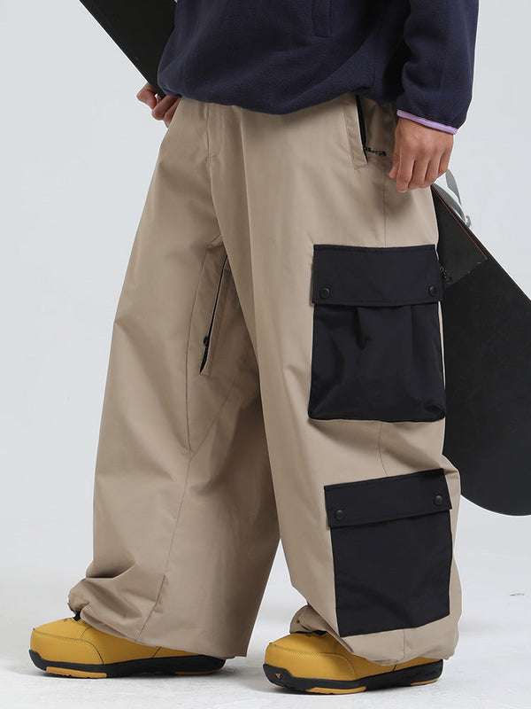 Gsou Snow Powder Chaser - Pantalon de snowboard ample et oversize pour homme