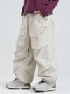 Pantalon de ski ample Gsou Snow Urban Slope pour femme, avec genoux et poches cargo.